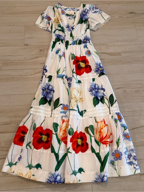 Anthropologie Dresses & Skirts - Anthropologie Somerset Floral Maxi Dress Cotton NWOT Size XXS